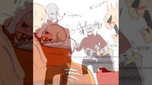 Underfell Papyrus x Sans Tribute #1