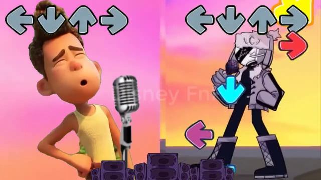 Luca Disney Pixar 2021 but it's Friday Night Funkin Disney FnF смотреть онлайн