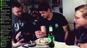 ГОСТИ. ЖРЕМ ЛЕЩА. СОБАКА НАШЛАСЬ. ГИП ГИП УРА