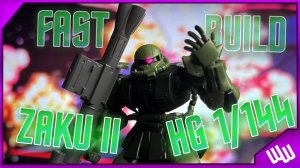 HG 1_144 MS-06 ZAKU II Type C_ Type C-5 _ FAST BUILD_ _ Gundam Origin