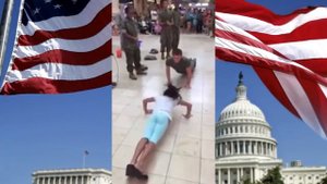 Маленькая девочка уделала элитного солдата войск США!