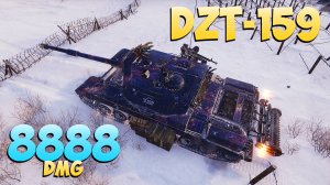 DZT-159 - 6 Фрагов 8.8K Урона - Бодрый новичок! - Мир Танков