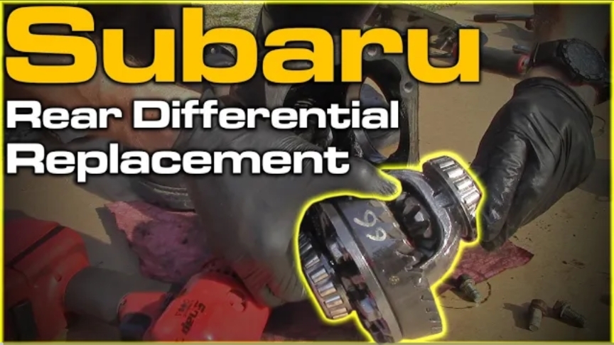 Замена заднего дифференциала Subaru