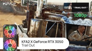 KFA2 X GeForce RTX 3050 Black | Trail Out | 1080p (Full HD) разрешение