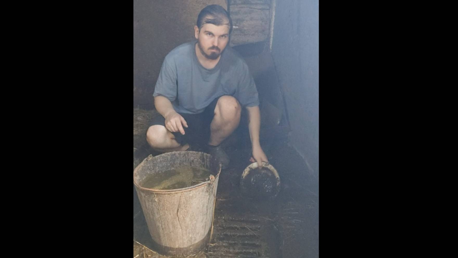 Наливаю коровьи ссаки в ведро смотреть онлайн