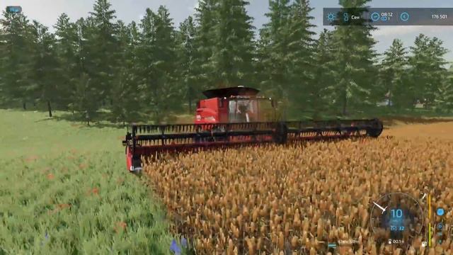 Farming Simulator 22 No Man's Land #33 убираем и продаем сорго смотреть онлайн