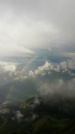 Вид с Красной Поляны Роза Хутор