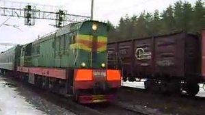 ЧМЭ3 3995 с пригородным