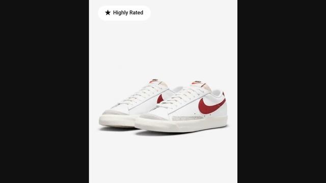 Nike Blazer Low '77 Vintage. Shown: White/White/Sail/Team Red смотреть онлайн