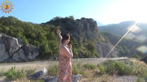 Walk in the mountains. An amazingly beautiful place. Montenegro. Mila Naturist.