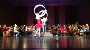 Firebird by Stravinsky twin hoop dance: Jasmine Kienne and the Victoria Symphony Orchestra.