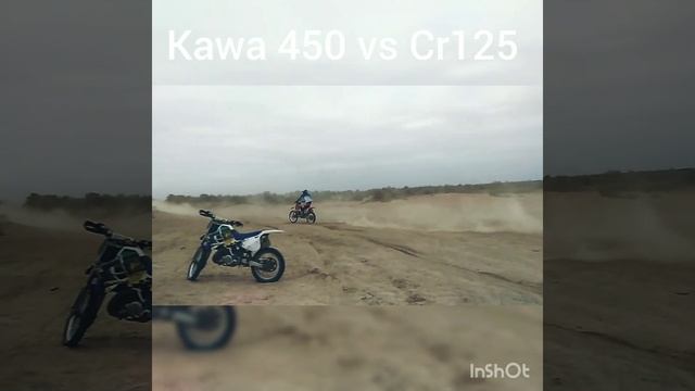 Kawa 450 vs Honda Cr 125 смотреть онлайн