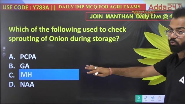 Manthan By Sudhanshu Omar | Daily Concept + MCQs for All Agriculture Exams #49
