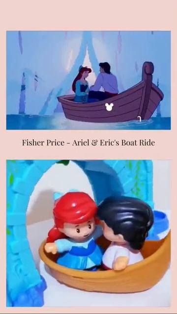 Ariel & Eric's Boat Ride❤️ #fisherprice #fyp #fypシ #toysreview #toytok #reviewmainan #m...