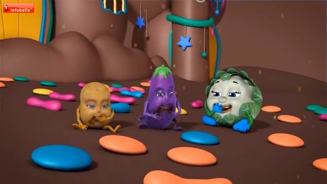 Brush Your Teeth Song | Telugu Rhymes for Children | Infobells смотреть онлайн