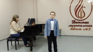 "Как пойду я на быструю речку" русская народная песня в обработке Е. Шендеровича