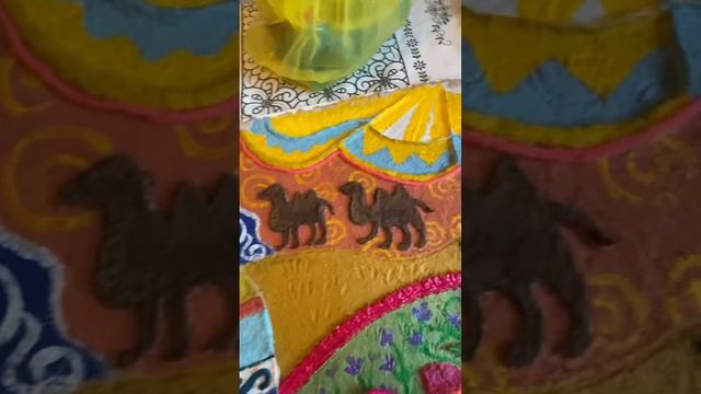 Папье-маше әдісімен картина мен құмыра жасаймыз/ Картина из папье маше своими руками / Творчество смотреть онлайн