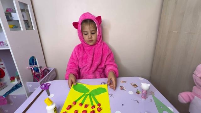 Поробки для ШКОЛИ: Божа корівка, калина та СІМ'Я👨👩👧Легкі поробки від Кіри