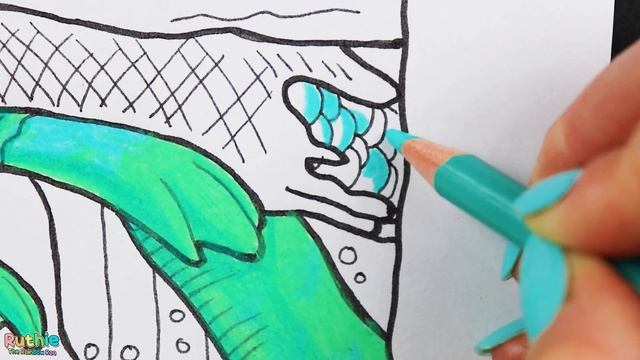 Colouring Luca Sea Monster | Disney Pixar Movie Luca | Markers & Pencils смотреть онлайн