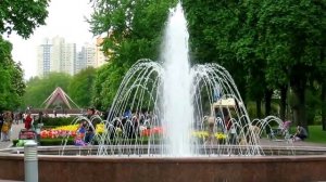 Весна Май, Киев Парк Победа. Фонтан