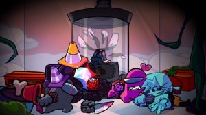 FNF Double Kill but Gray & Black vs BF & Pink