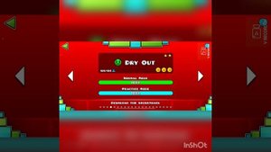 Полное прохождение 4 уровня Geometry Dash на 3 звезды.