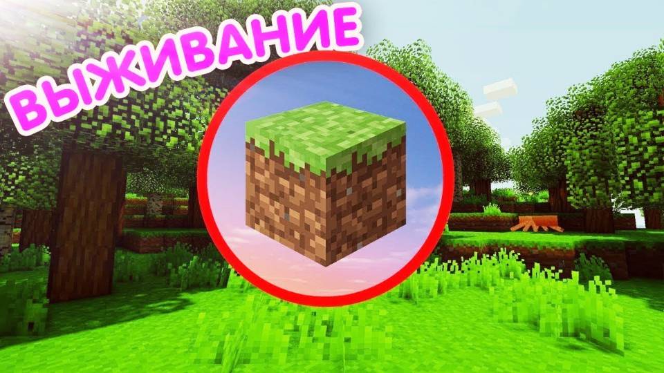 Первый шаг ( Minecraft ) 🔷️ Выживание в майнкрафт №1