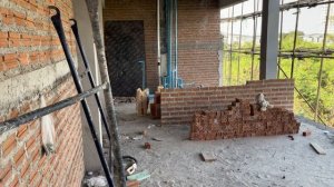 Стройка. Новый мотоцикл.