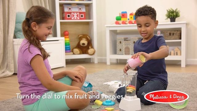 Melissa & Doug Smoothie Maker Blender Set смотреть онлайн