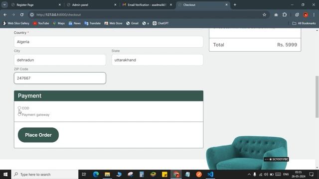 Full Functional & Responsive Furniture e-Commerce Website Source Code | HTML,CSS,JS Laravel