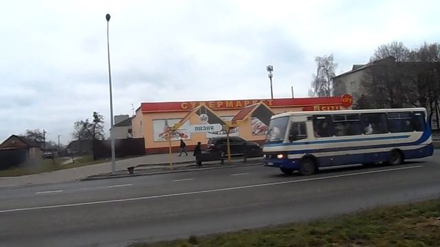 БАЗ-А079.54 "Мальва" АС2546ВТ рейсом Нововолинськ-Луцьк смотреть онлайн