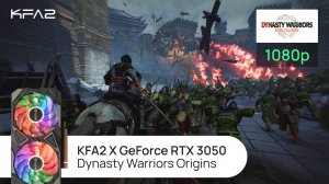 KFA2 X GeForce RTX 3050 Black | Dynasty Warriors Origins | 1080p (Full HD) разрешение