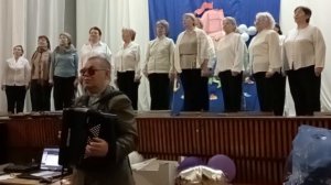 Репетиция с Пудемским хором ветеранов "Мелодия души".