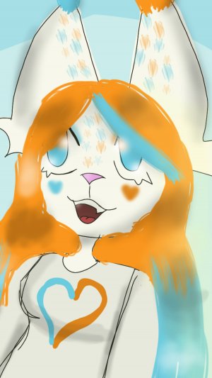 Нарисовала свою подписчицу надеюсь написала правильно она меня попросила зовут её эбби вот так