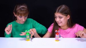 ASMR Pink VS Green Battle Food Challenge By LiLiBu