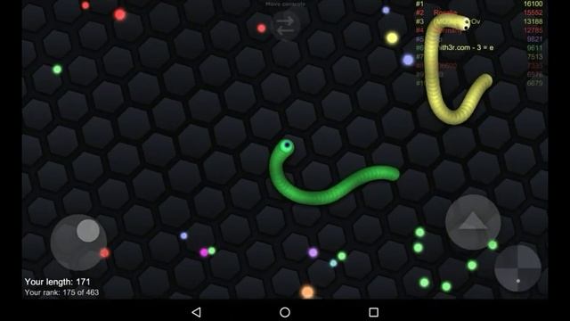 Играем в червики.ио I Slither.io