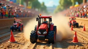 Игрушечные машины на полной скорости