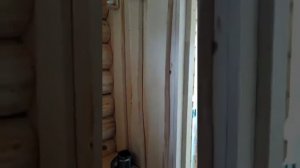 Отделка парной необрезной липой в стиле "Леший"