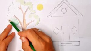 Үйдің суретін салу видеосы балаларға арналған 😍