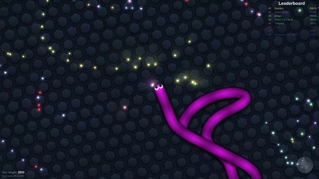 Slither.io - СЛОЖНАЯ ЗМЕЙКА смотреть онлайн