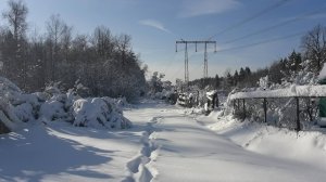 Февраль 2018 огород в снегу слайд-шоу