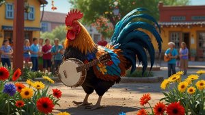 Деревенский будильник!