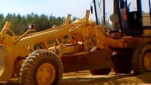 Автогрейдер ДЗ-98 в работе ч2