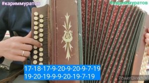 ЯЛГЫЗ АККОШ КҮЛЛӘРДӘ - обучающий видеоразбор на гармони ЦИФРАМИ