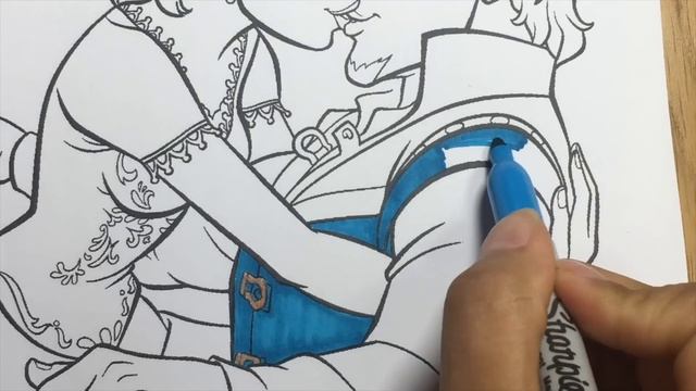 Disney Princess Cinderella Aurora Snow White Jasmine Rapunzel Compilation Coloring Pages for kids смотреть онлайн