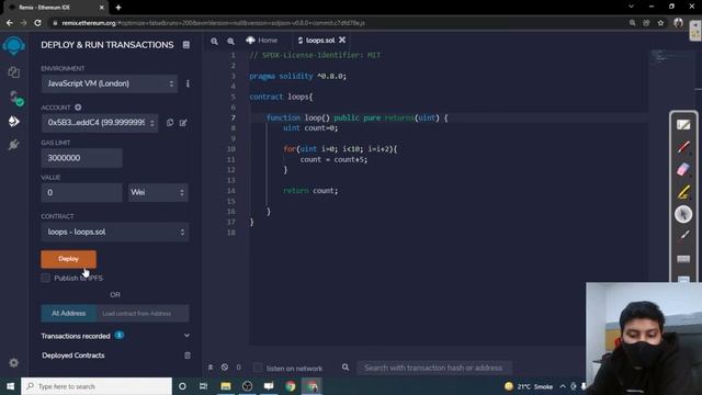 Loops - For loop, While loop and Do-While loop | Blockchain | Solidity ^0.8 in Hindi смотреть онлайн
