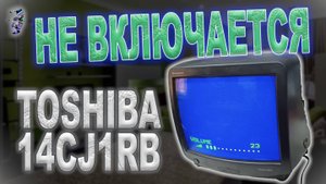 Ремонт ЭЛТ телевизора Toshiba 14CJ1RB | Не включается