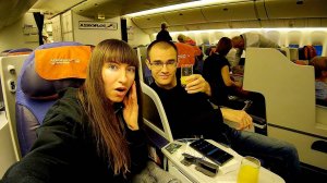 Египет: впервые летим Российским бизнес-классом! Еда в бизнес-зале аэропорта и самолете: что удивило