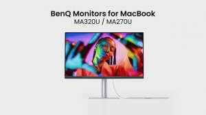 BenQ MA Series Monitors - 4K мониторы для MacBook.