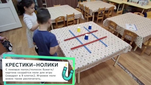 Крестики-нолики - игры со стаканчиками